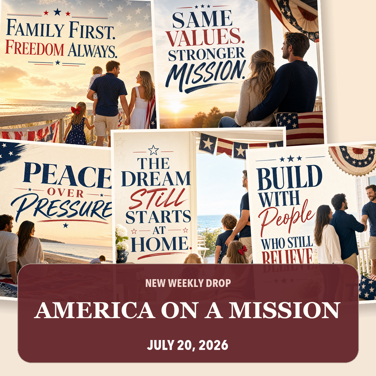 America on a Mission content carousel preview