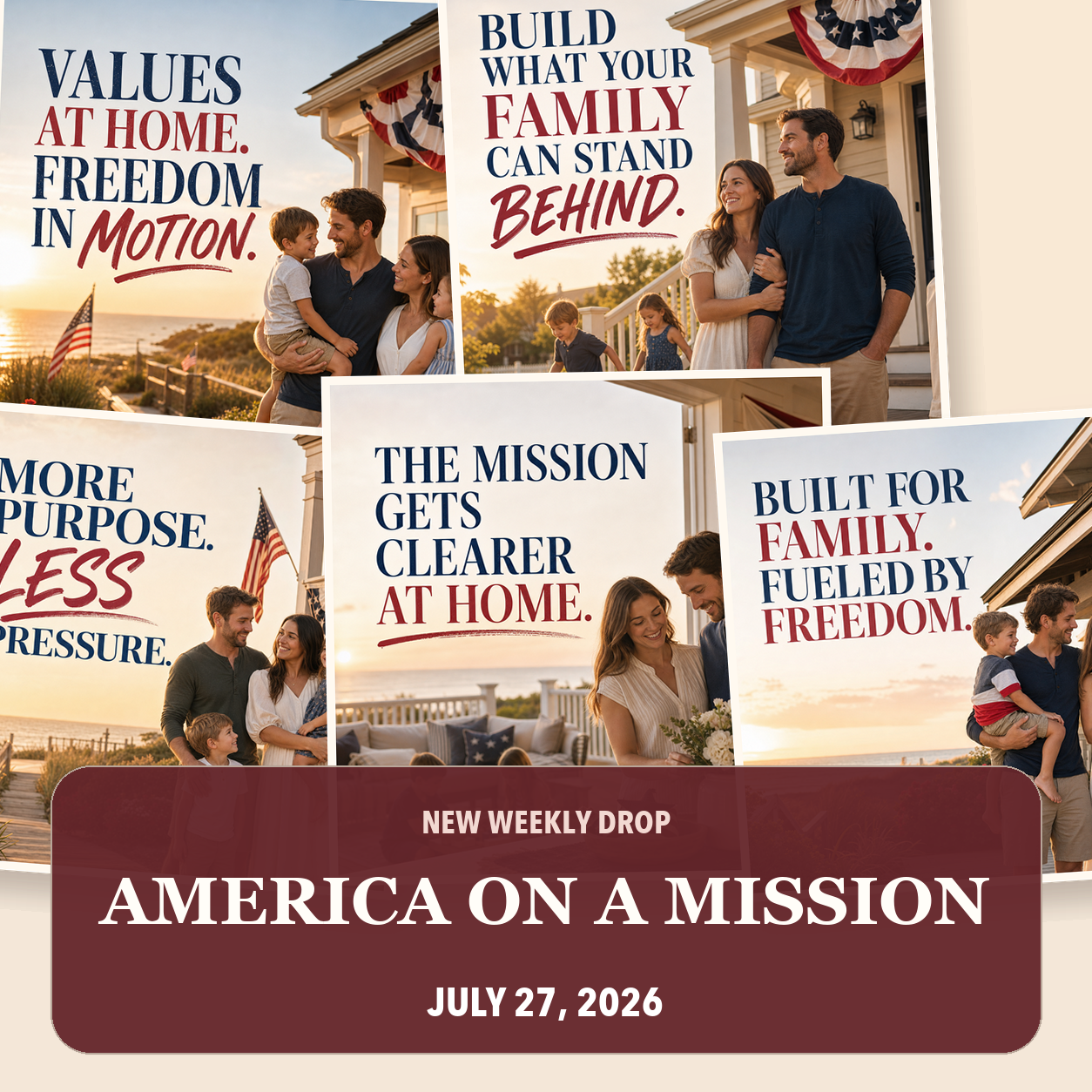 America on a Mission weekly social post preview