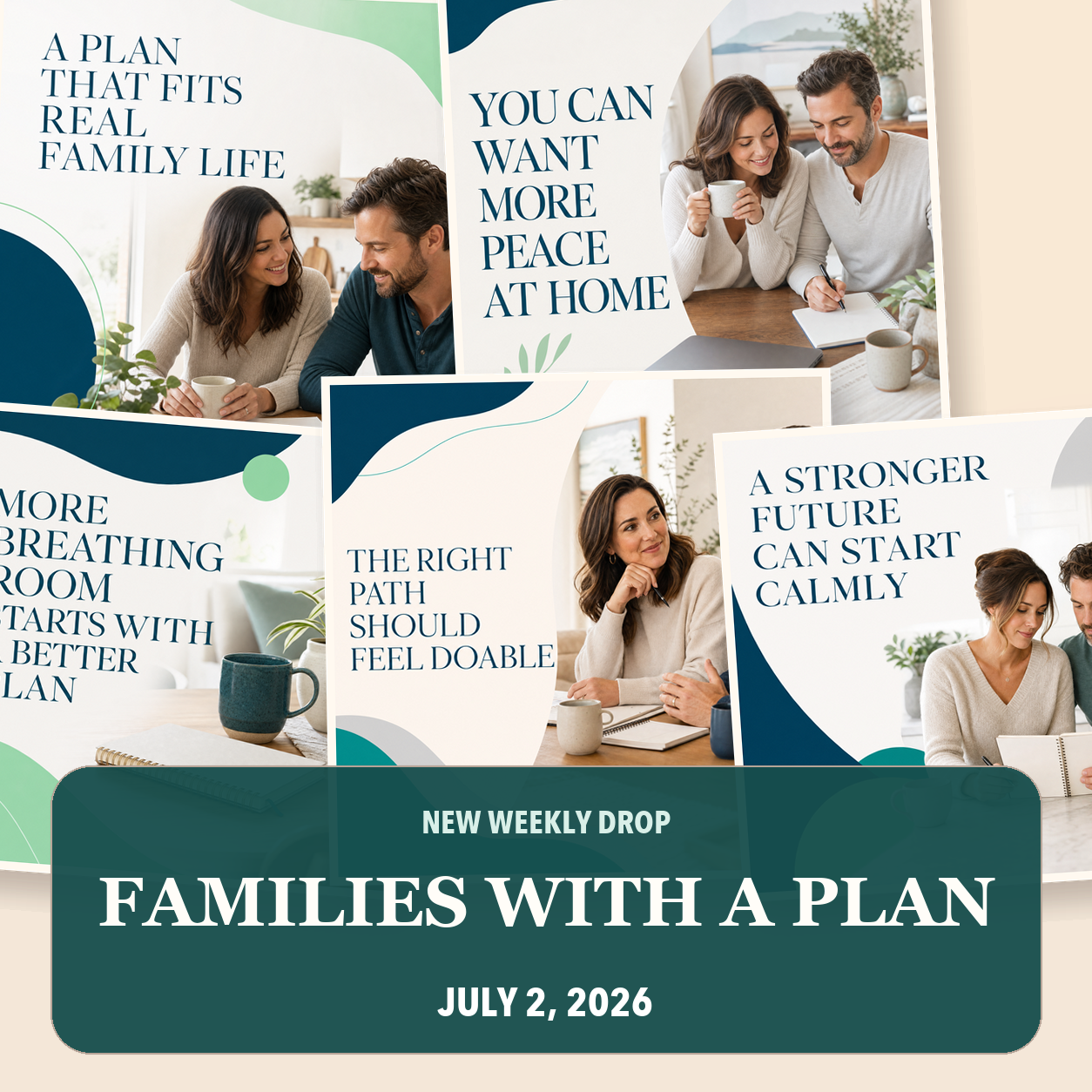 Families with a Plan content carousel preview